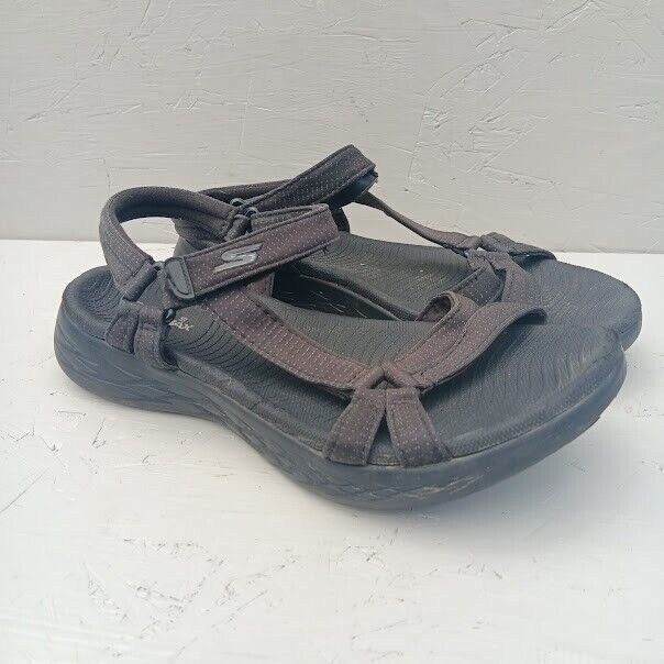 Skechers Women’s 8 On The Go Brilliancy Sandals Sport Black #15316 Goga Max